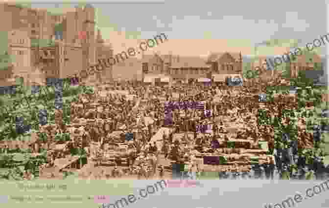 A Bustling Market Day In A British Town In The 1950s A Transport Journey In Colour: Street Scenes Of The British Isles 1949 1969