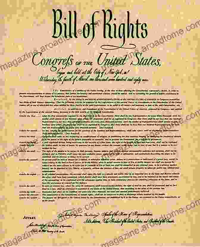 A Close Up Of The United States Constitution Document, Highlighting The Bill Of Rights The Naked Court: Understanding Resisting A Damnable United States Supreme Court