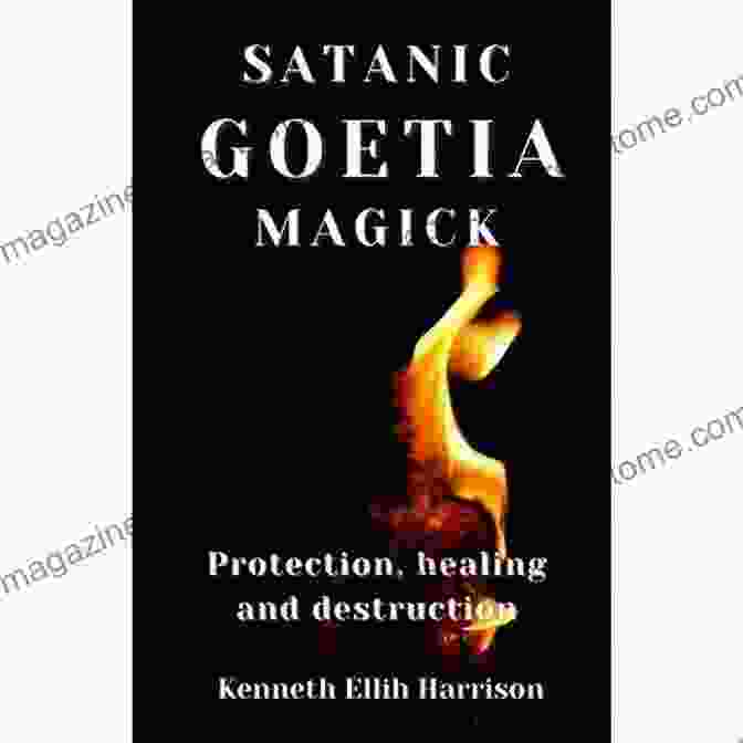 A Depiction Of A Satanic Goetia Healing Ritual, With A Practitioner Using The Power Of Infernal Spirits To Heal A Patient. Satanic Goetia Magick: Protection Healing And Destruction