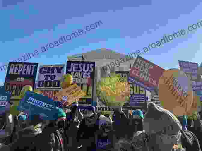 A Group Of Protesters Holding Signs And Chanting Slogans Outside The Supreme Court Building The Naked Court: Understanding Resisting A Damnable United States Supreme Court