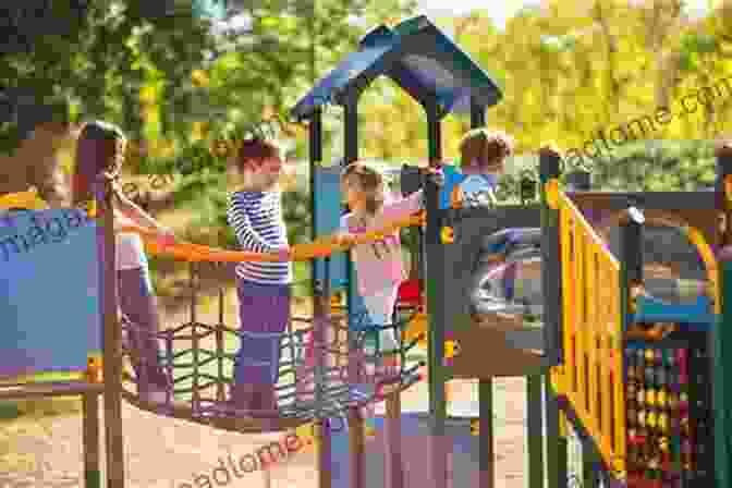 A Photo Of A Child Playing In A Park With Colorful Playground Equipment. People And Buildings Katharine Branham