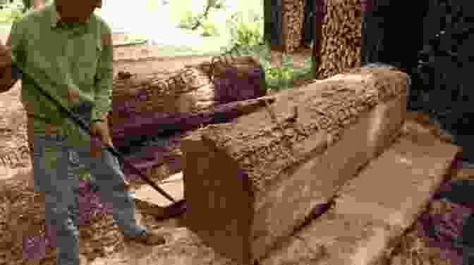 A Picture Of A Person Using A Sawmill To Cut Planks From The Trunk Of A Fallen Tree. How To Make A Chainsaw Mill And How To Use It: The Tips And Tricks That Will Unlock The Magical Art Of Planking Up Fallen Trees