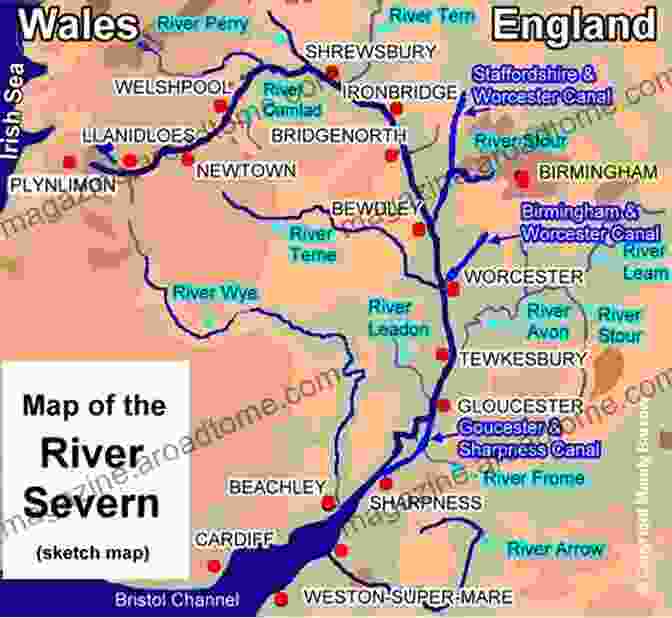 A Section Of The Severn Avon Canal, Surrounded By Verdant Banks West Midland Canals Through Time: Severn Avon Birmingham