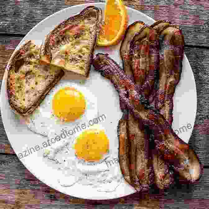 A Sizzling Pan Of Bacon With Eggs And Toast Hello 150 Breakfast Bacon Recipes: Best Breakfast Bacon Cookbook Ever For Beginners Cream Cheese Cookbook Homemade Pizza Cookbook Bacon Keto Cookbook Mexican Breakfast Cookbook 1