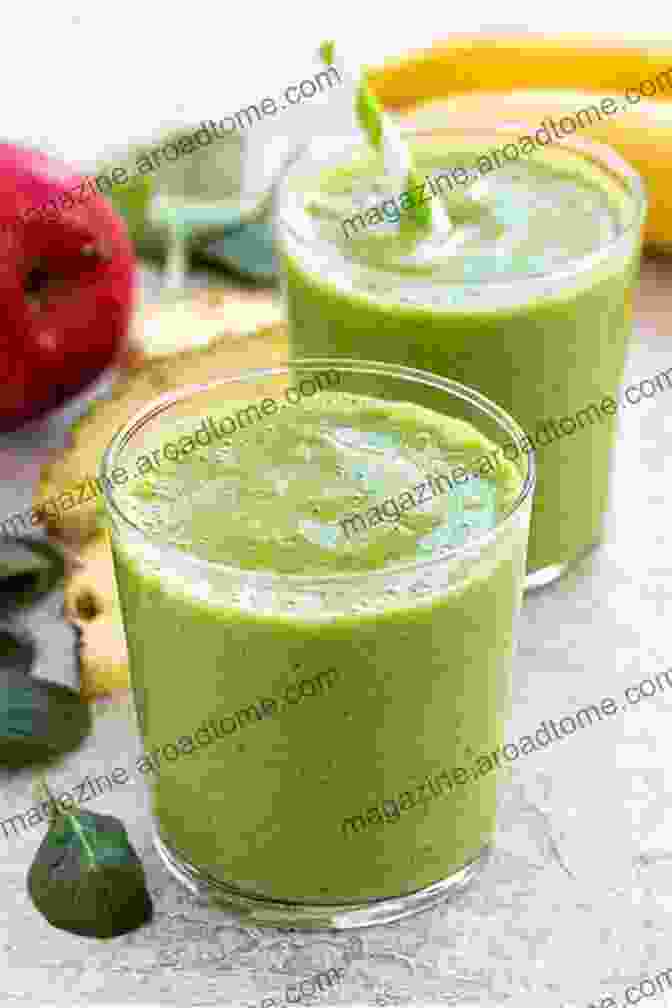 A Tangy And Antioxidant Rich Smoothie Made With Apple Cider Vinegar, Spinach, And Ginger Probiotic Drinks And Smoothies: Delicious Probiotic Drink And Smoothie Recipes For A Balanced Healthy Gut