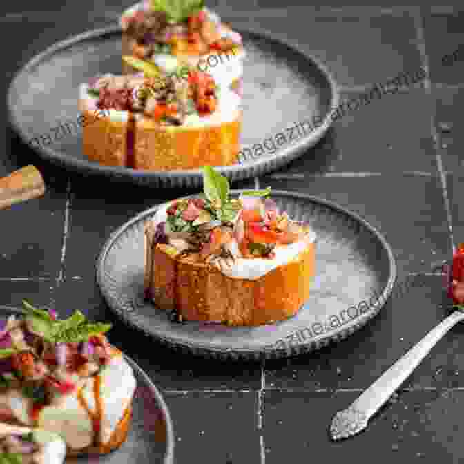 Caprese Bruschetta With Balsamic Glaze Easy Keto Entertaining: Low Carb Recipes And Cocktails For Gatherings Of Any Size