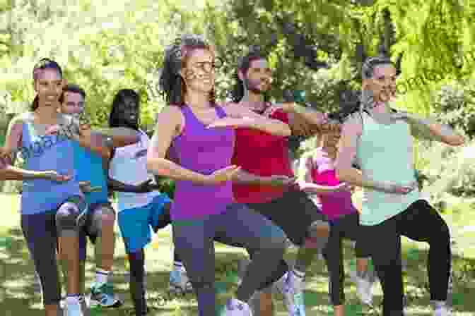 Group Of People Practicing Tai Chi In A Park Spiritualization Through Tai Chi Roger Ashton