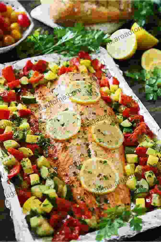 Honey Garlic Salmon With Roasted Vegetables Easy Keto Entertaining: Low Carb Recipes And Cocktails For Gatherings Of Any Size