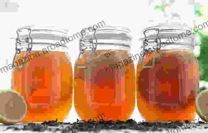 Kombucha And Kefir In Glass Jars The Authentic Kombucha Kefir With A Special And Tasty Guide To Fermenting Your Own Probiotic Beverages Convenient At Home