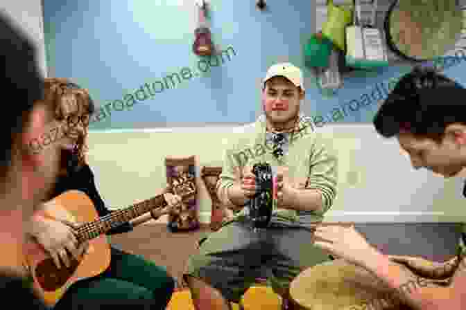 Music Therapist Playing Guitar With Client Art Therapy With Children On The Autistic Spectrum: Beyond Words (Arts Therapies)