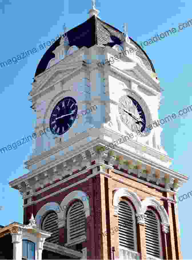 Panoramic View Of Mystic Falls Town Square With Iconic Clock Tower A Visitor S Guide To Mystic Falls: Your Favorite Authors On The Vampire Diaries