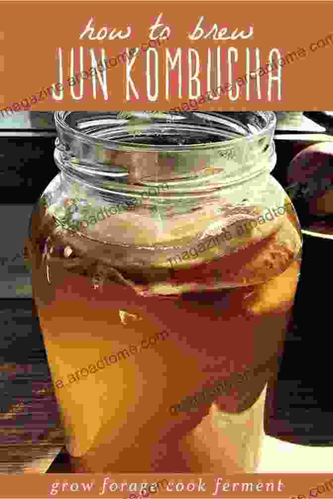 Person Brewing Kombucha The Authentic Kombucha Kefir With A Special And Tasty Guide To Fermenting Your Own Probiotic Beverages Convenient At Home