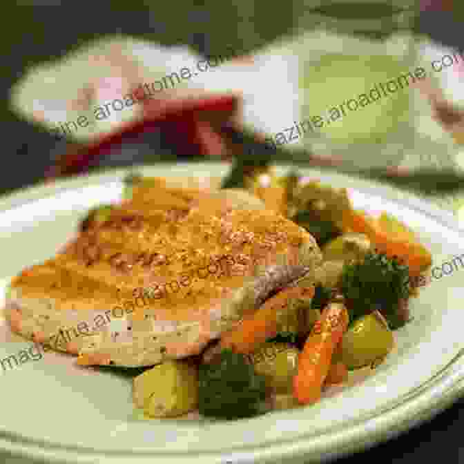 Salmon With Roasted Vegetables Dementia Diet Cookbook: Healthy Memory Improvement Meal Recipe To Manage Alzheimer S And Improve Thinking