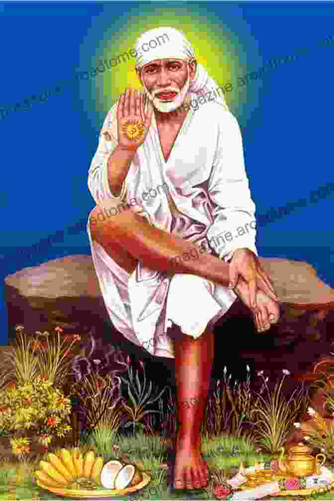 Serene Image Of Shirdi Sai Baba In A Meditation Pose Life Philosophy Of Shirdi Sai And Divine Message