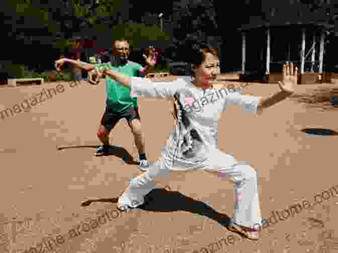 Tai Chi Practitioner Demonstrating Single Weighting Technique Single Weighting In Tai Chi Roger Ashton